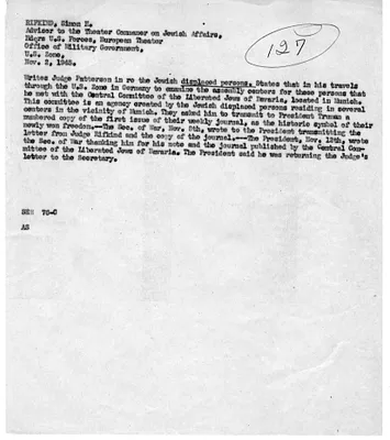 Cross Reference Memorandum