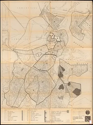 Columbia Point feasibility survey area