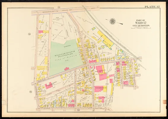 Atlas of the city of Boston, Roxbury