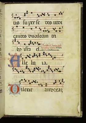 Leaf from Antiphonary