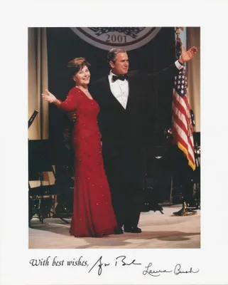 Lithographs - President and Mrs. Bush