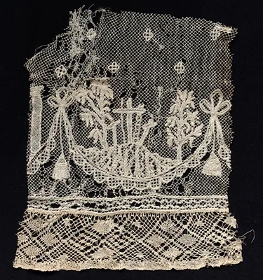 Fragment of a Band with Three Crosses of the Crucifixion