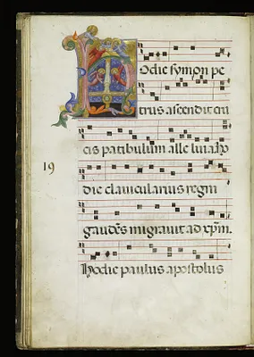Leaf from Antiphonary
