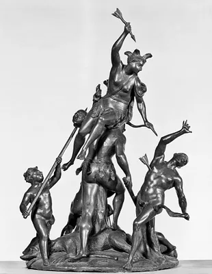 Allegorical Groups Representing the Four Parts of the World: America