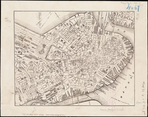 [Map of a part of Boston]