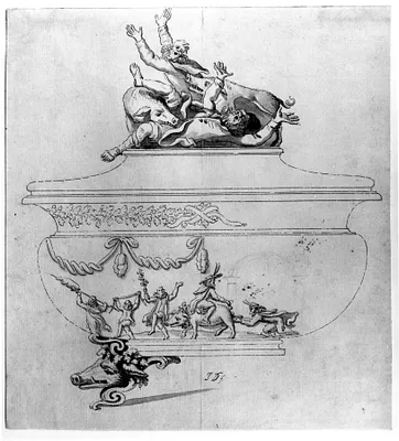 Design For A Silver Soup Tureen