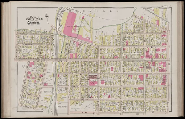 Atlas of the city of Cambridge, Massachusetts