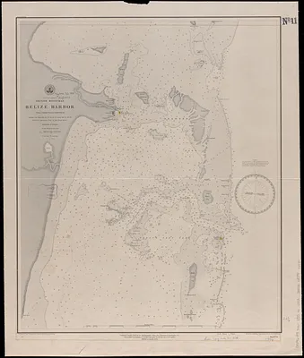 Central America, British Honduras, Belize Harbor