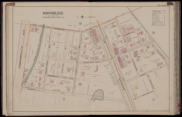 Atlas of the town of Brookline, Massachusetts