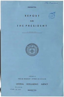 Report, Foreign Radio Reaction to President Truman's Recent Statements on Soviet Policy and to Andrei Vishinsky's 15 October Note on Korea