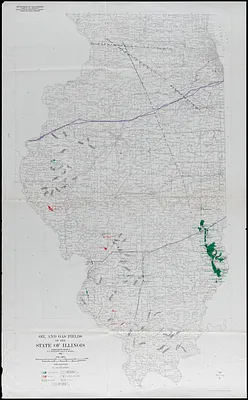 Oil and gas fields of the state of Illinois