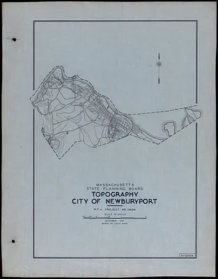 Topography City of Newburyport