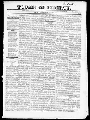 The Tocsin of Liberty