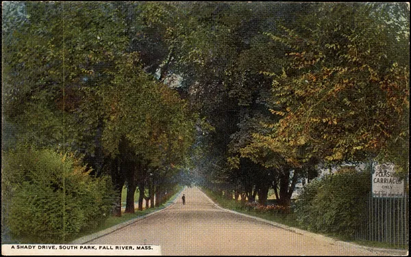A shady drive, South Park, Fall River, Mass.