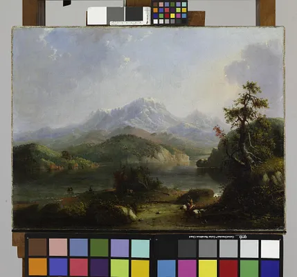 Rocky Mountain Scene, Wind River Mountains