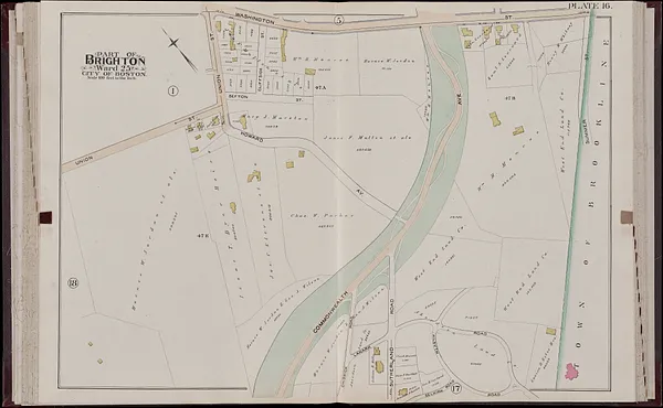Atlas of the city of Boston, volume seven, Brighton, Mass.
