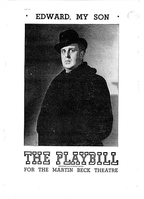 Advertisement for "Edward, My Son," Martin Beck Theater