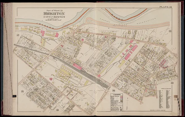 Atlas of Dorchester, West Roxbury and Brighton, city of Boston