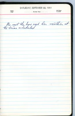 Diary Entry of President Harry S. Truman