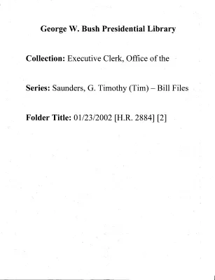 01/23/2002 [H.R. 2884] [2]
