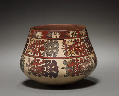 Vessel with Abstract Heads