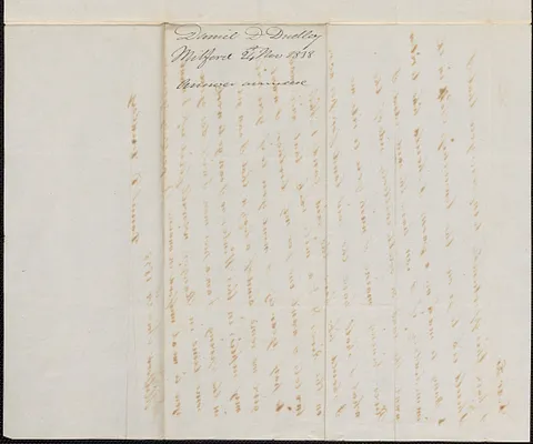 Daniel D. Dudley to George Coffin, 24 November 1838