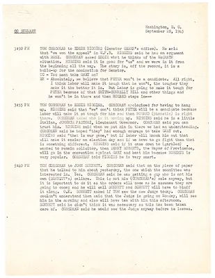 Summaries of Telephone Conversations