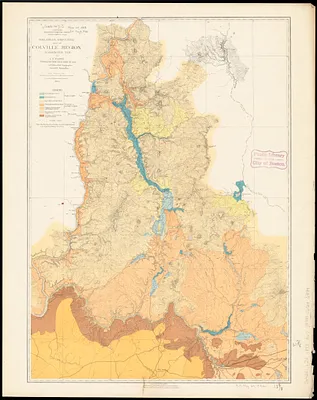Preliminary agricultural map of Colville Region, Washington Ter.