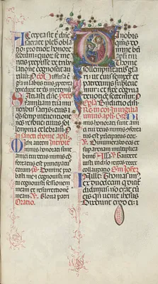 Missale: Fol. 262: Saint Thomas