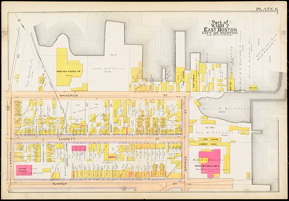 Atlas of the city of Boston : East Boston, Mass.