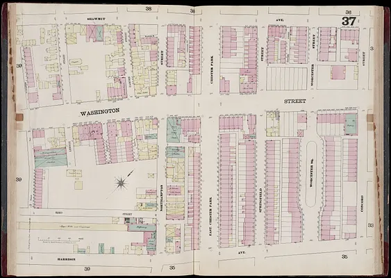 Insurance map of Boston : volume 2