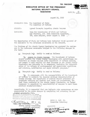 Memorandum from James Lay to Secretary of State Dean Acheson and Secretary of Defense Robert Lovett
