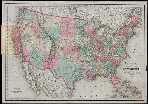 Colton's general map of the United States