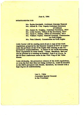 Civil Rights – Miscellaneous 1964
