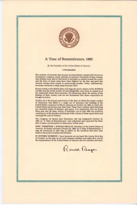 A Time of Remembrance [1985]