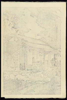 House at Okutama, 1955