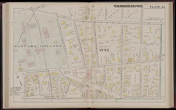 Atlas of the city of Cambridge, Massachusetts