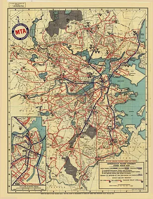 Metropolitan Transit Authority system route map