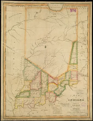 Map of Indiana