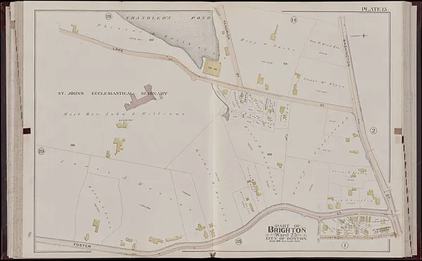 Atlas of the city of Boston, volume seven, Brighton, Mass.