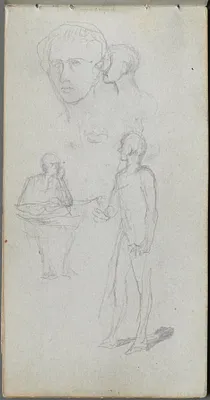 Sketchbook, page 12: Multiple Figures