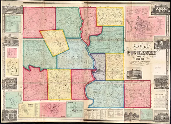 Map of Pickaway County, Ohio