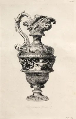 History of the Ceramic Art: A Descriptive and Philosophical Study of the Pottery of All Ages and All Nations: China: Green Family- Vase, "Lancelle" Form, Historic Subject (Plate I)