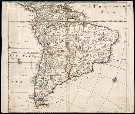 South America divided into its IIII principall parts