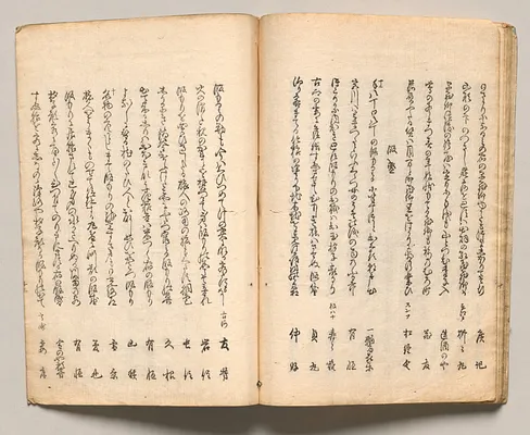 Spread Twenty from Volume Two of People of Japan in Light Verse (Kyōka)