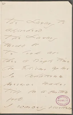 Emily Dickinson, Amherst, Mass., autograph manuscript poem: The luxury to apprehend, 1867