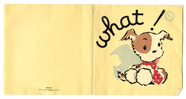 Birthday Card from May and George Wallace to Bess W. Truman
