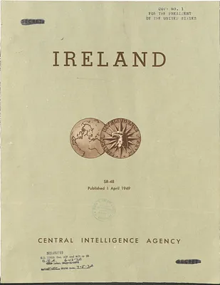 Report, Central Intelligence Agency, Ireland, Situation Report 48