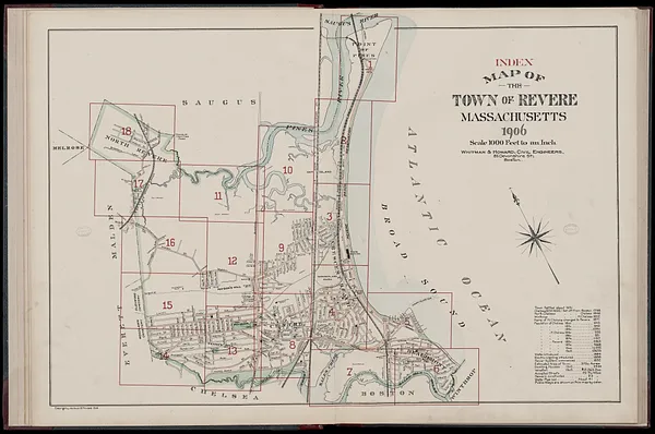 Atlas of the towns of Revere and Winthrop, Suffolk County, Massachusetts