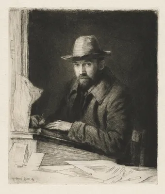 Portrait of the Artist in a Hat, No 2
